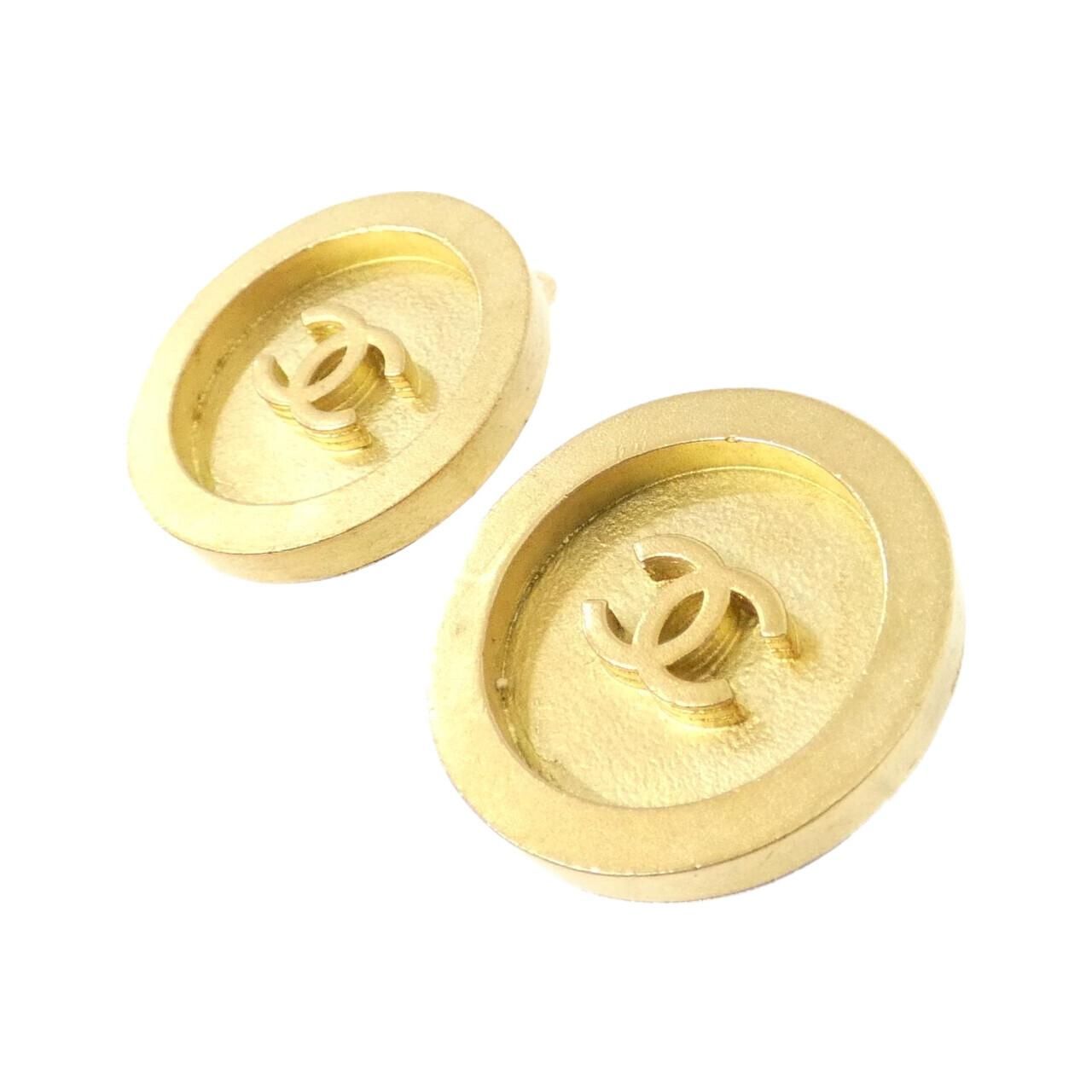 Chanel Vintage Earrings Gold — view 2