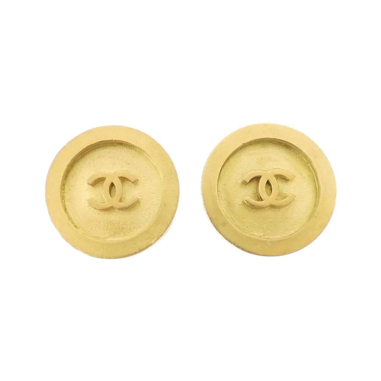 Chanel Vintage Earrings Gold
