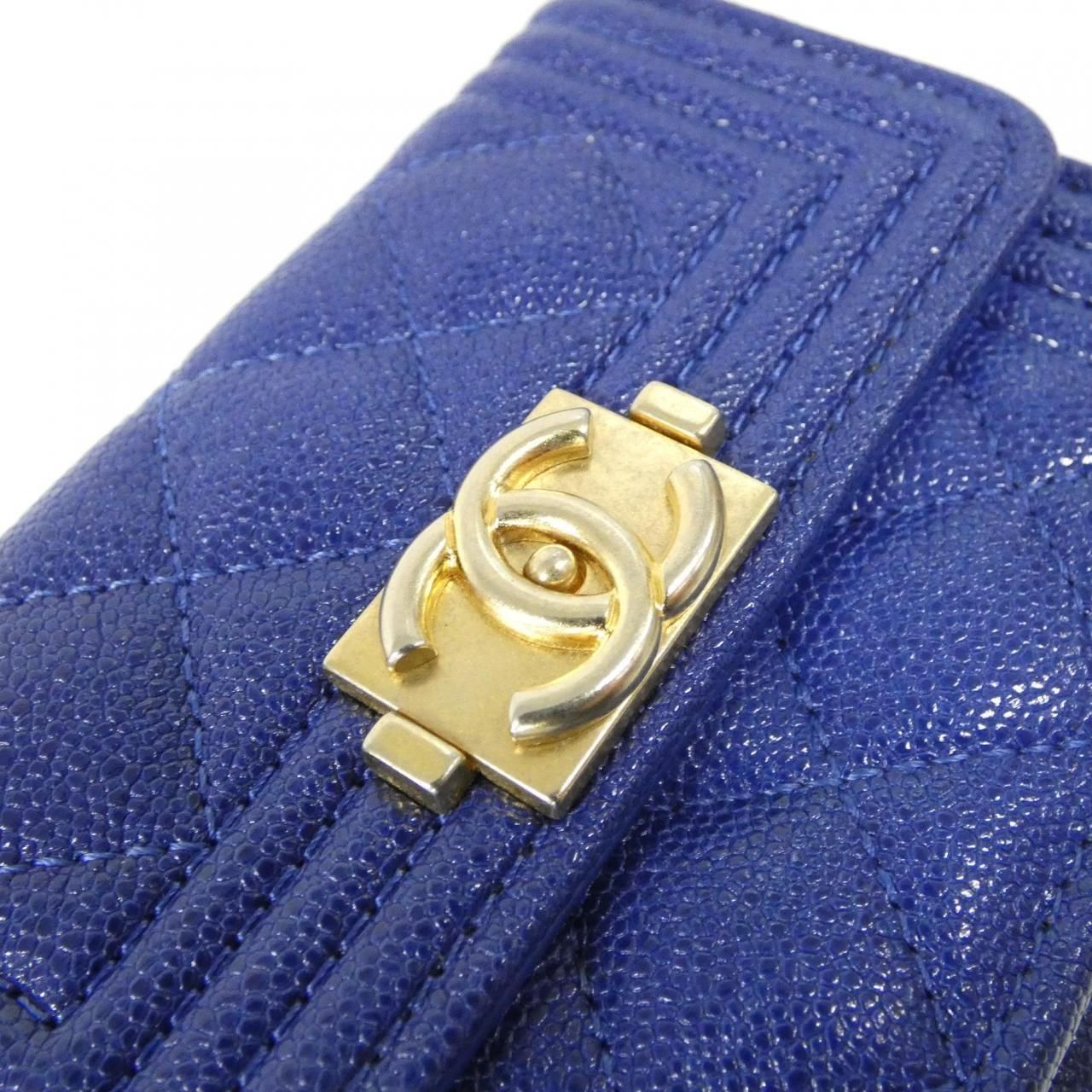 Chanel Line Wallet Blue — view 5
