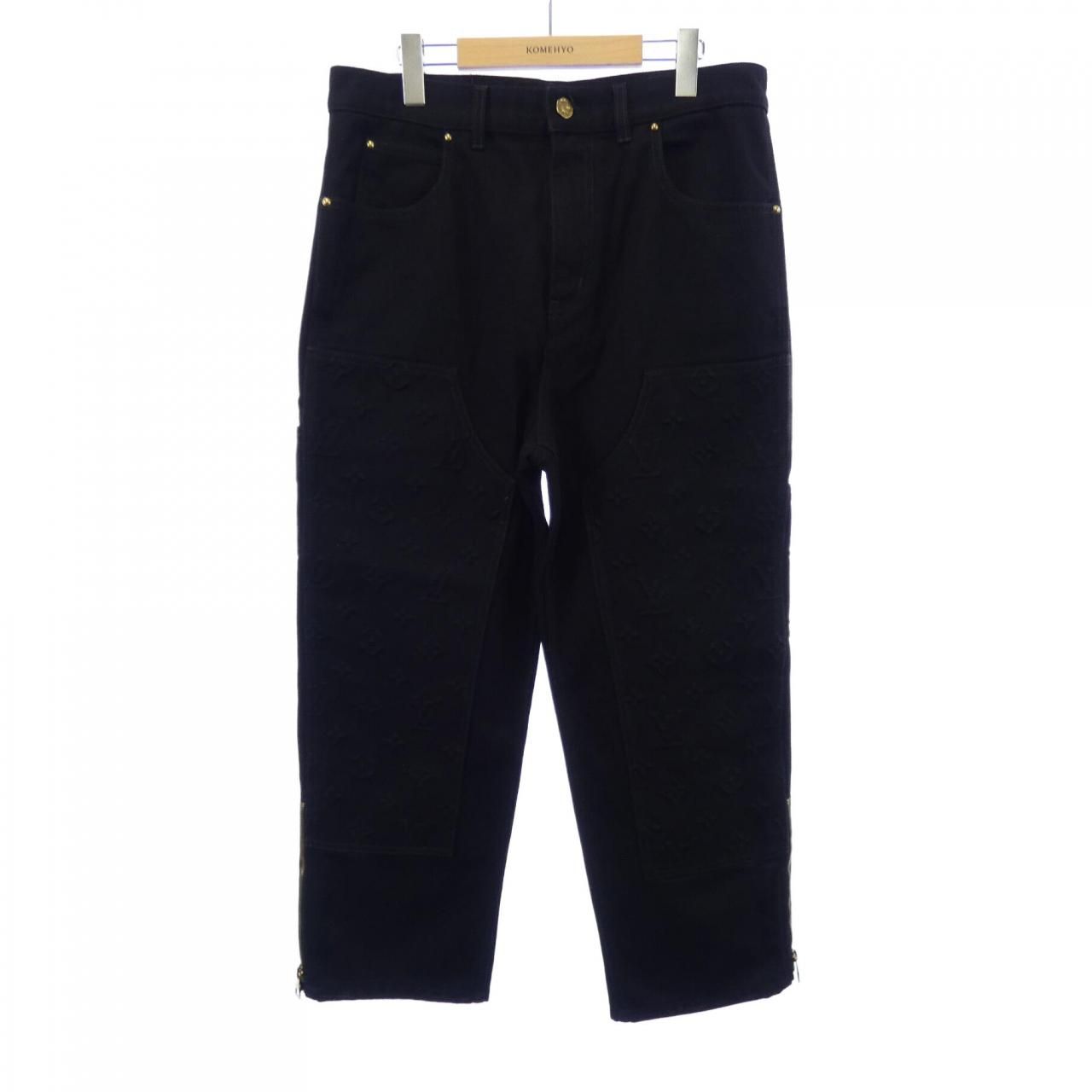 Louis Vuitton Monogram Details Luca Penta Denim Pants Jeans