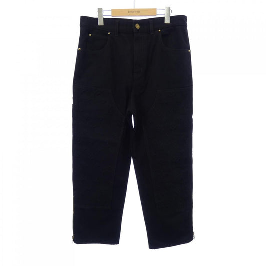 Louis Vuitton Monogram Details Luca Penta Denim Pants Jeans
