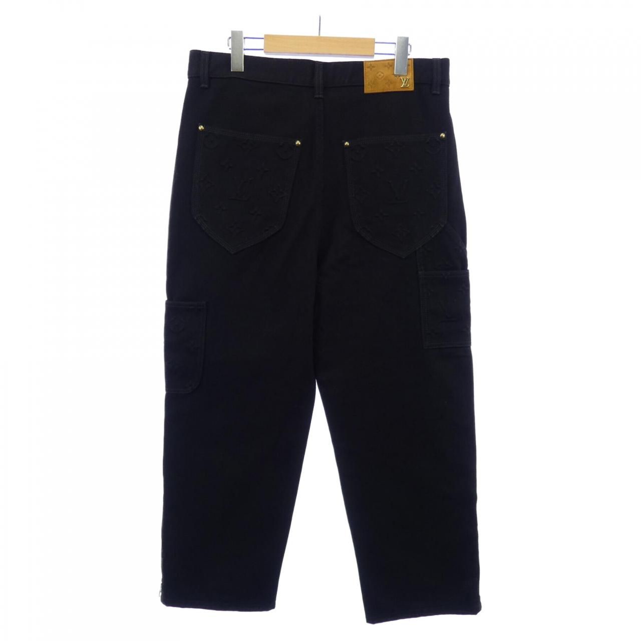 Louis Vuitton Monogram Details Luca Penta Denim Pants Jeans — view 2