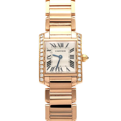 Cartier Tank Francaise SM PG D Pg Rg Quartz