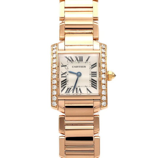 Cartier Tank Francaise SM PG D Pg Rg Quartz