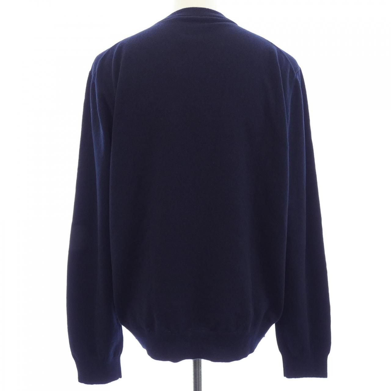Louis Vuitton Intarsia Jacquard Graphic Cashmere Neck Knit Sweater — view 2