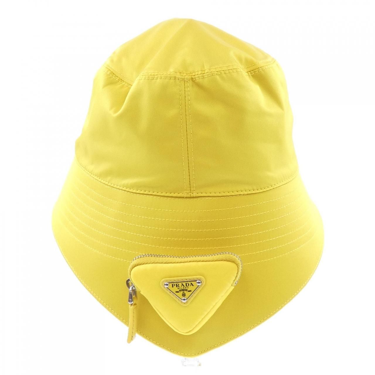 Prada Triangle Logo Hat — view 4