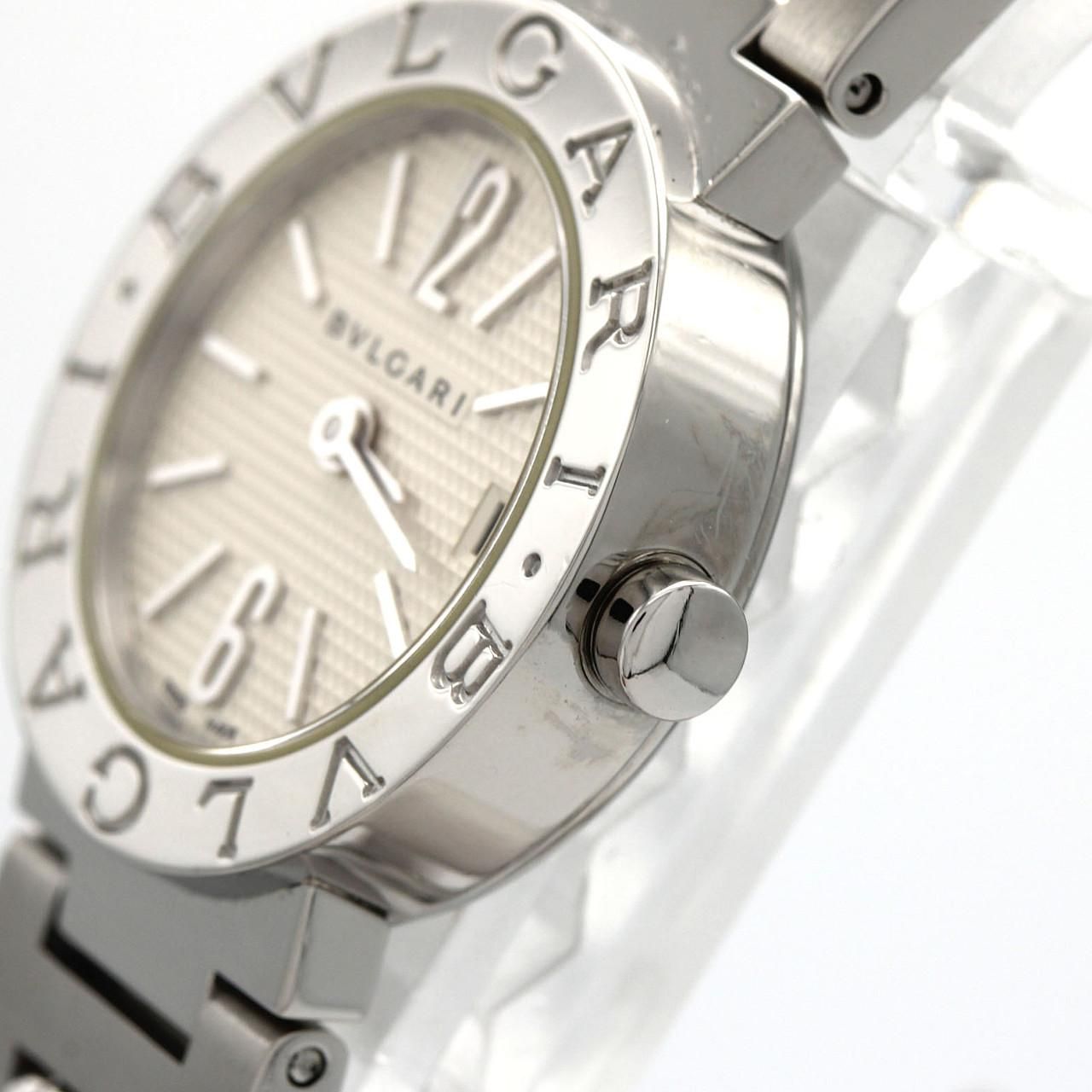 Bvlgari SS Quartz Watch White — view 4