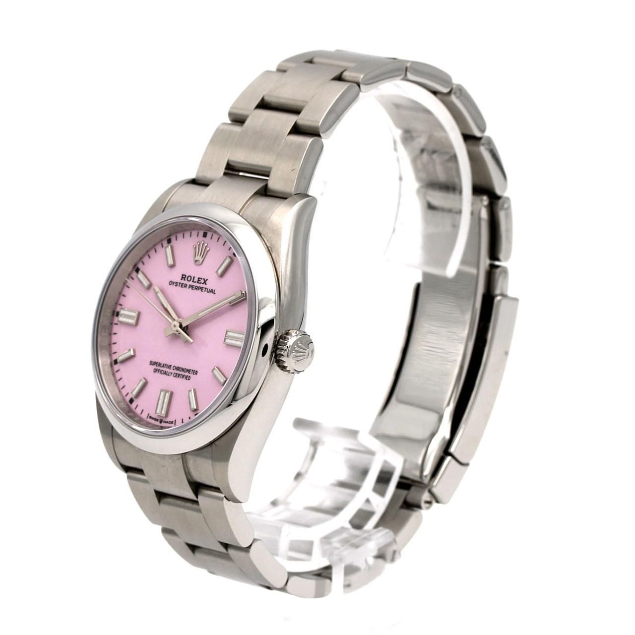 Rolex Oyster Perpetual SS Automatic Winding Watch — view 2