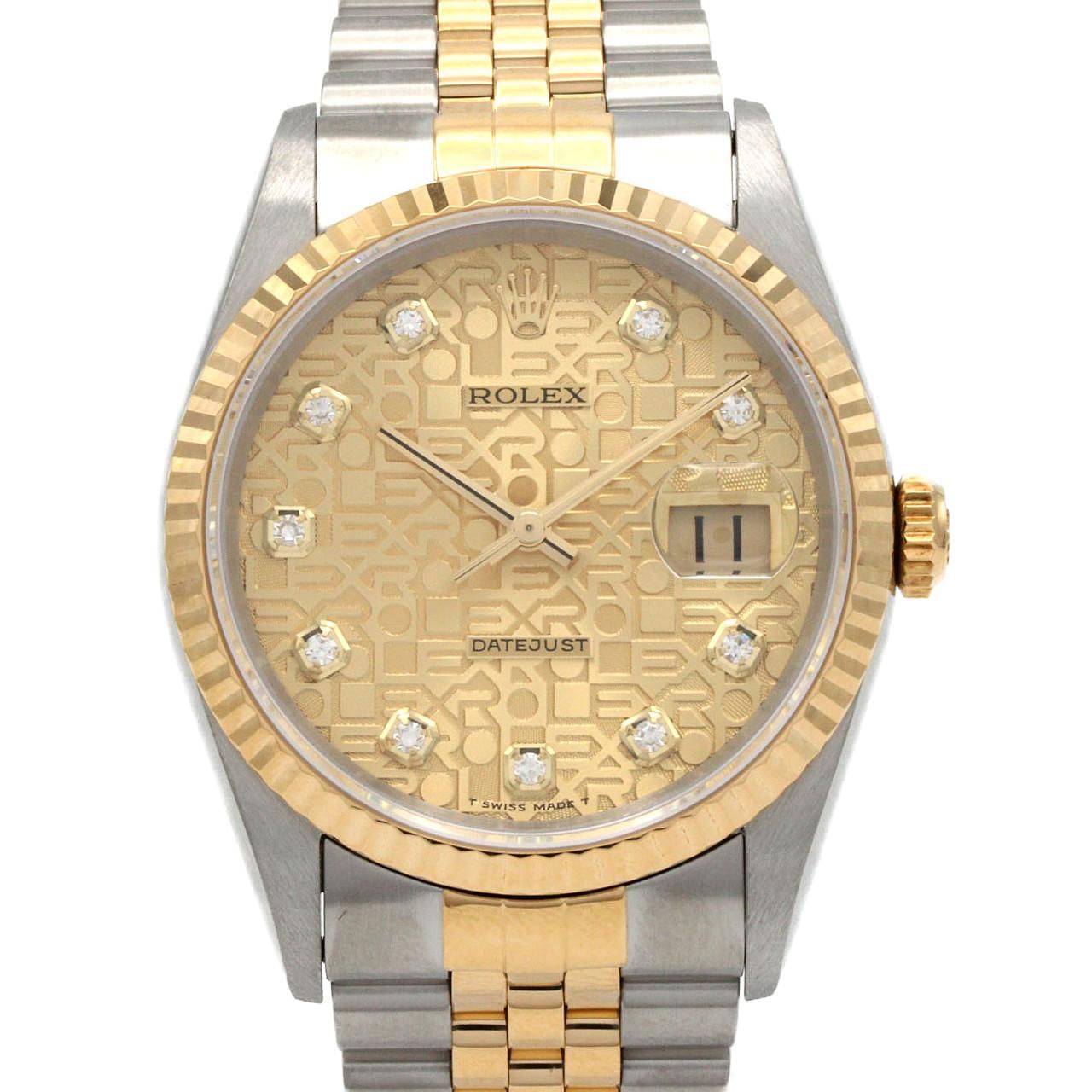 Rolex Datejust Automatic Winding Number Watch