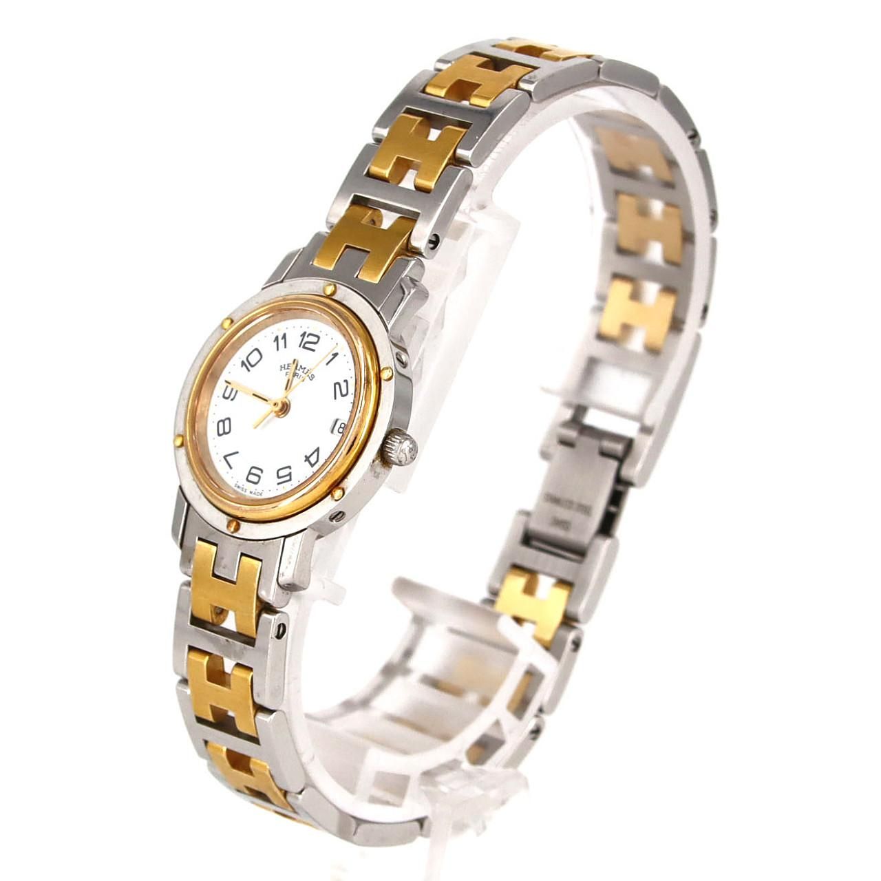 Hermes Clipper Quartz Watch White — view 2