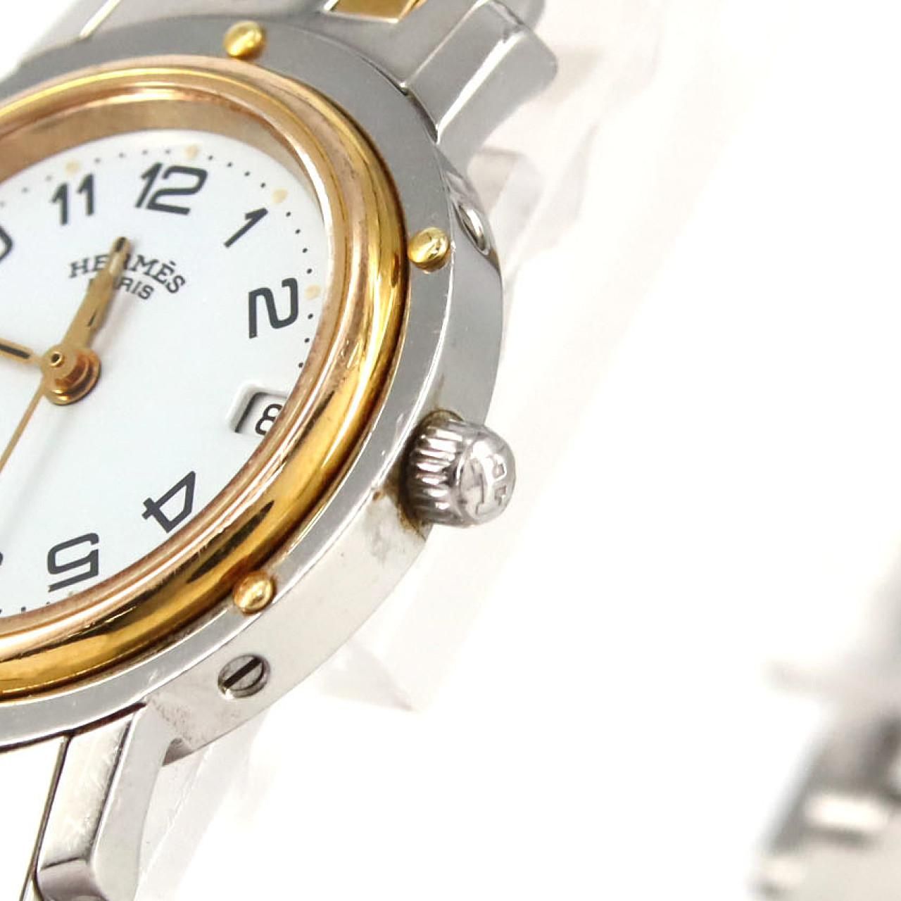 Hermes Clipper Quartz Watch White — view 4