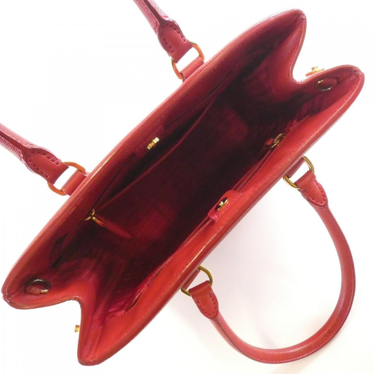 Prada Bag Handbag Red — view 9