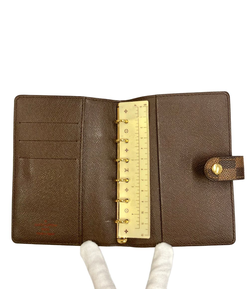 Louis Vuitton Notebook Cover Agenda PM Damier Ebene — view 4