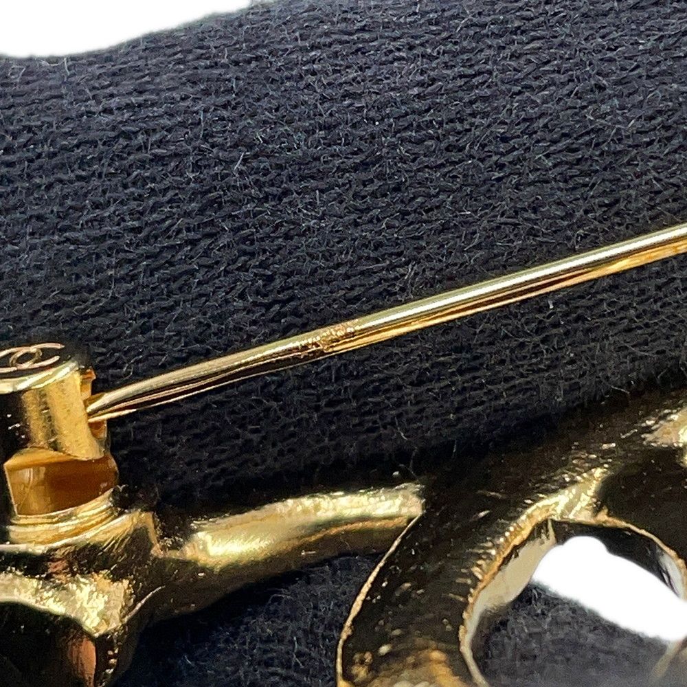 Chanel Brooch CC Logo Tweed Style Cahnel — view 5