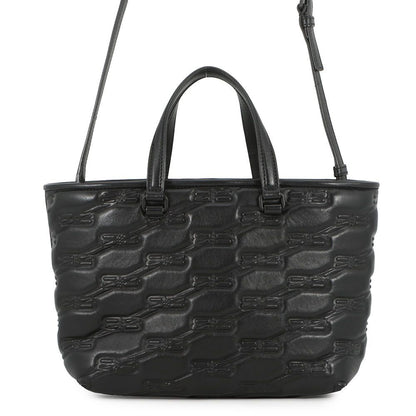 Balenciaga Handbag Signature BB Monogram Small 2-Way Shoulder Black