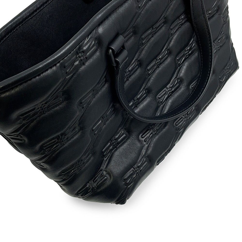 Balenciaga Handbag Signature BB Monogram Small 2-Way Shoulder Black — view 7