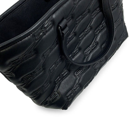 Balenciaga Handbag Signature BB Monogram Small 2-Way Shoulder Black — view 7