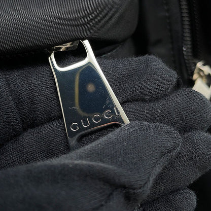 Gucci Sherry Line Backpack Nylon Black — view 9