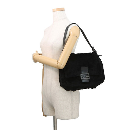 Fendi Mamma Bucket Shoulder Bag Black — view 4