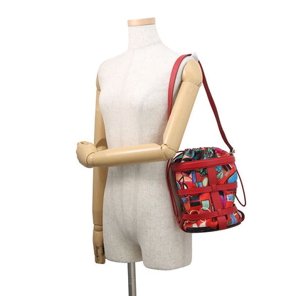Hermes Handbag Musardine Rouge Casac Multicolor Silver Epsom Silk — view 5