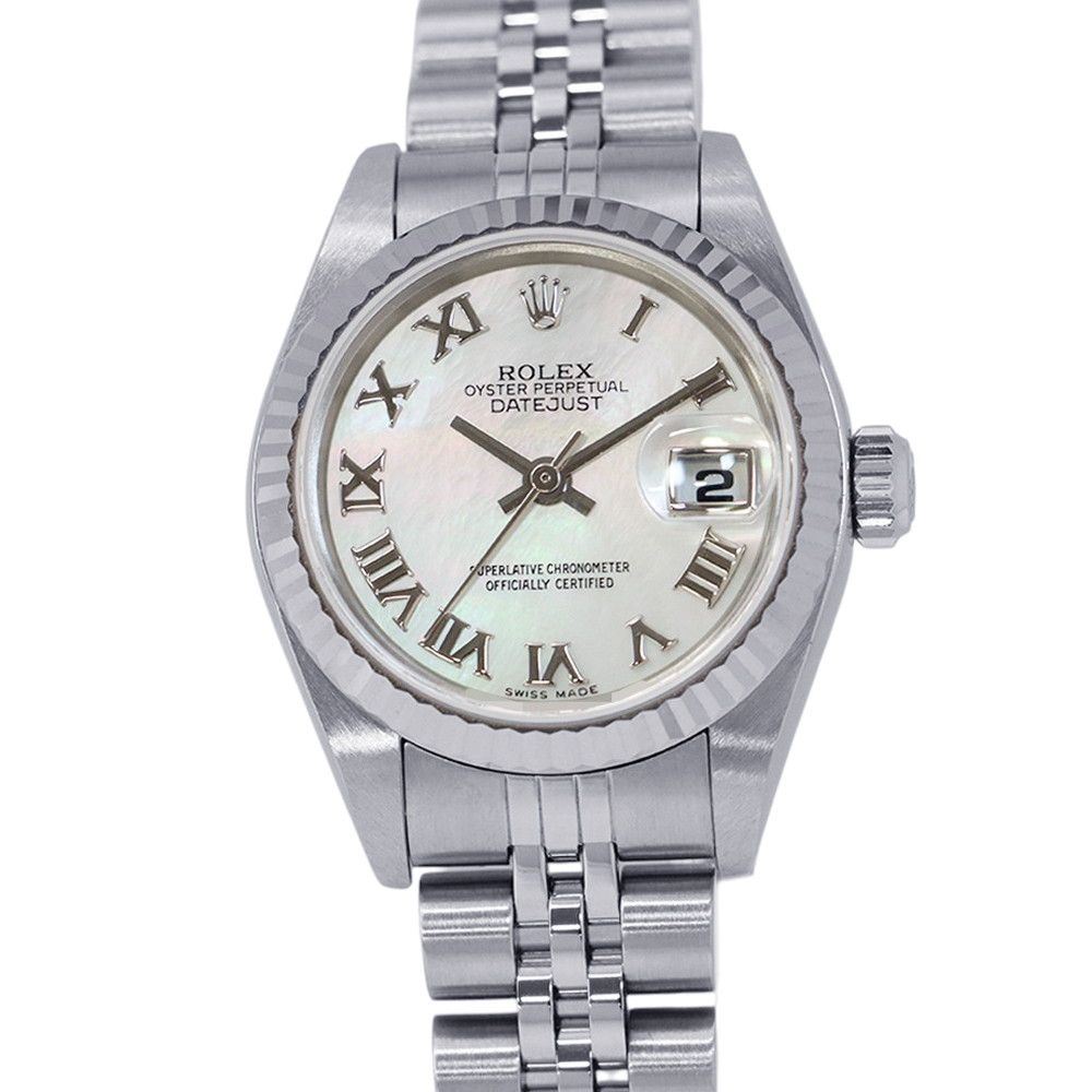 Rolex Datejust 26 18k White Gold No Watch Shell Dial