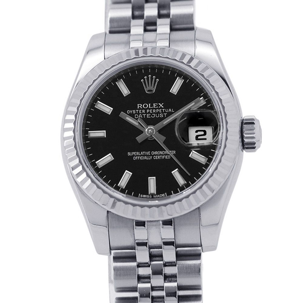 Rolex Datejust Roulette Watch Black Dial