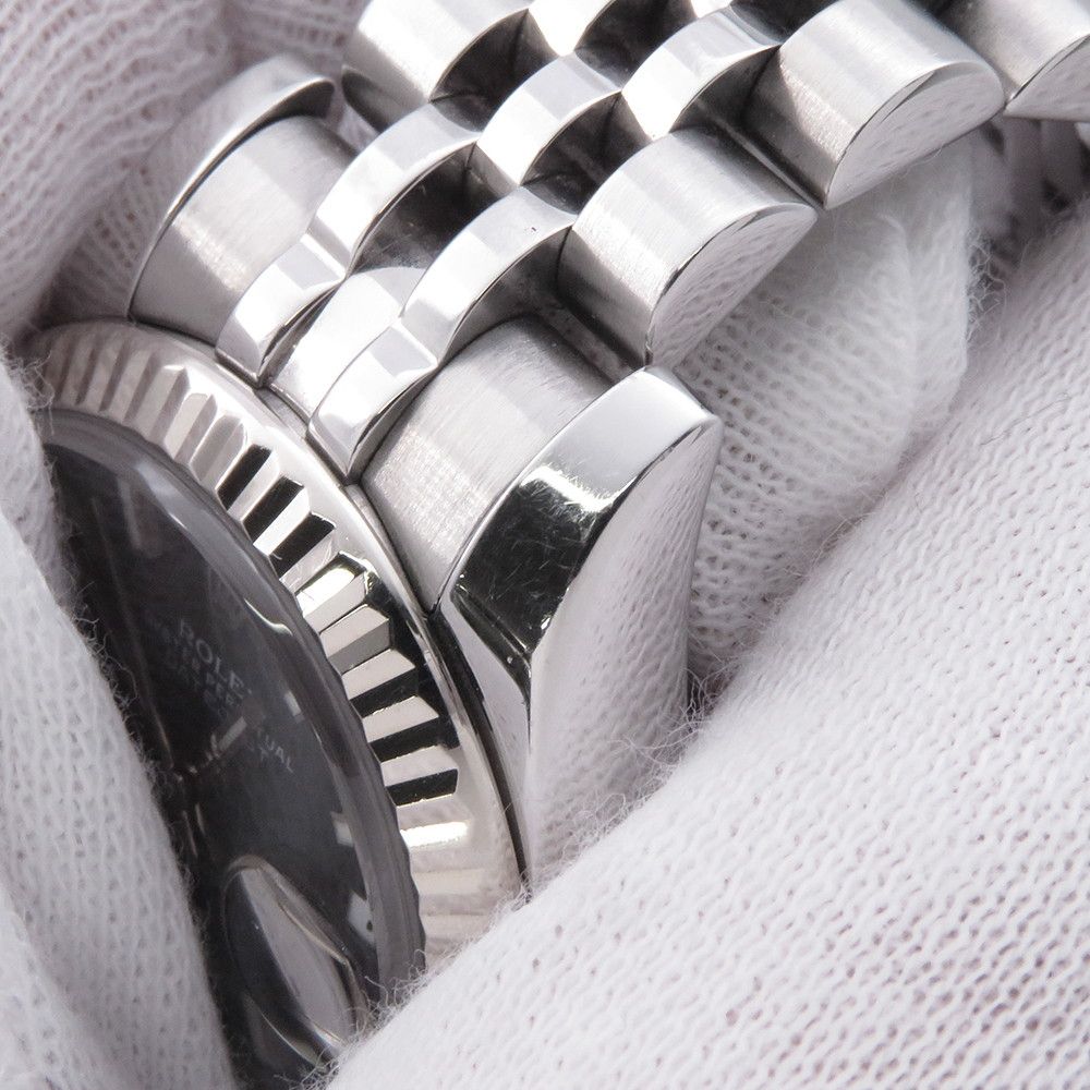 Rolex Datejust Roulette Watch Black Dial — view 4