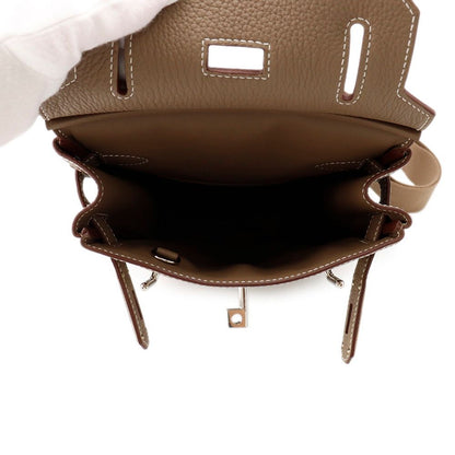 Hermes Belt Bag Kelly Hac a Dos PM Etoupe Silver Togo — view 5