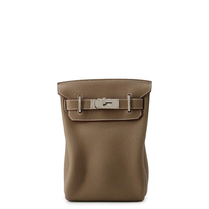 Hermes Belt Bag Kelly Hac a Dos PM Etoupe Silver Togo
