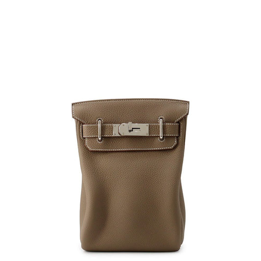 Hermes Belt Bag Kelly Hac a Dos PM Etoupe Silver Togo