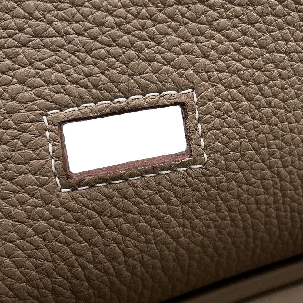 Hermes Belt Bag Kelly Hac a Dos PM Etoupe Silver Togo — view 8