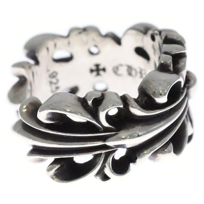 Chrome Hearts Dbl Flrl Crs Double Floral Cross Ring Silver — view 3