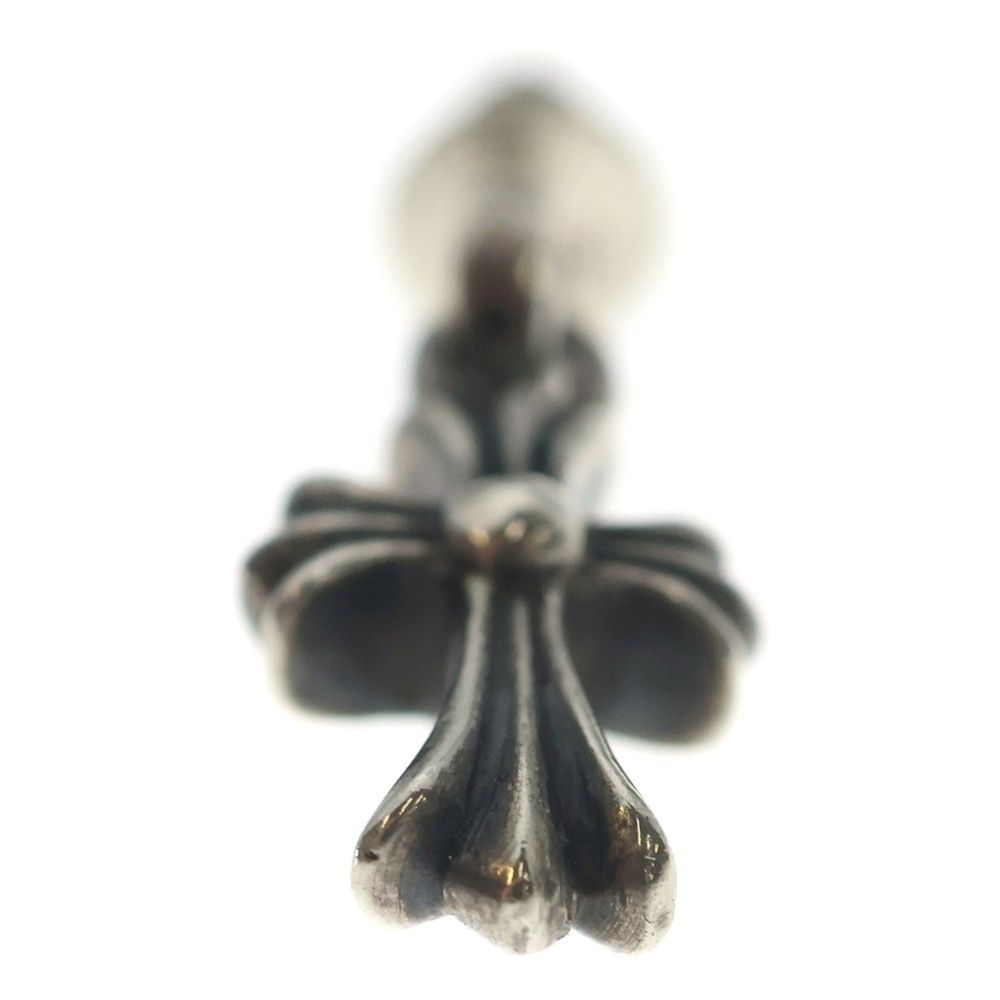 Chrome Hearts Bby Pprchn Baby Fat Cross Drop Earrings Silver — view 5