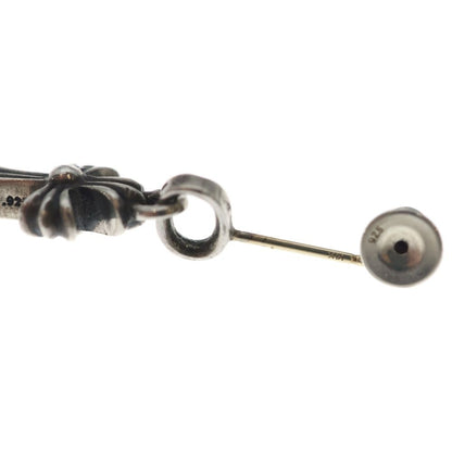 Chrome Hearts Bby Pprchn Baby Fat Cross Drop Earrings Silver — view 6