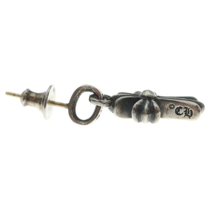 Chrome Hearts Bby Pprchn Baby Fat Cross Drop Earrings Silver — view 4