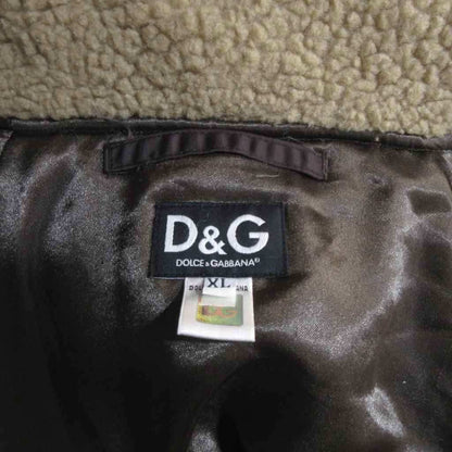 Dolce & Gabbana D&G Coat XL Long Sleeve Boa Lining Hood Drost Length HW — view 5