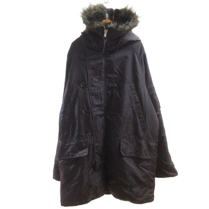 Dolce & Gabbana D&G Coat XL Long Sleeve Boa Lining Hood Drost Length HW