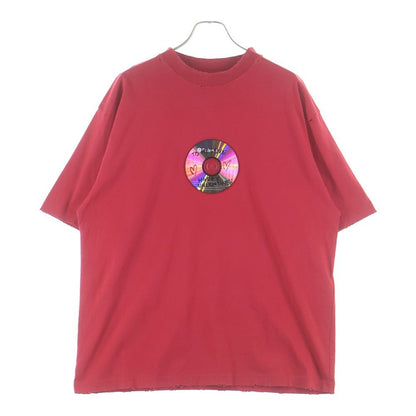 Balenciaga Valentine CD T Shirt Short Sleeve T-Shirt Red