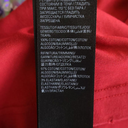 Balenciaga Valentine CD T Shirt Short Sleeve T-Shirt Red — view 7