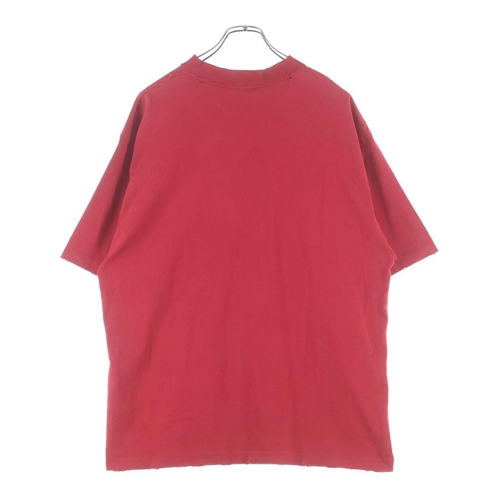 Balenciaga Valentine CD T Shirt Short Sleeve T-Shirt Red — view 2