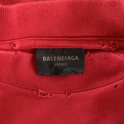 Balenciaga Valentine CD T Shirt Short Sleeve T-Shirt Red — view 6