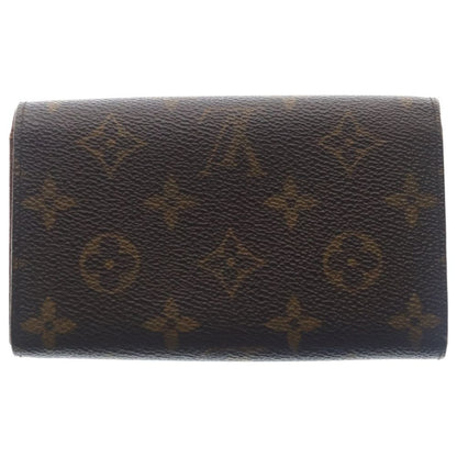 Louis Vuitton Porte Monet Billets Tresor Compact Wallet Bifold Brown — view 2