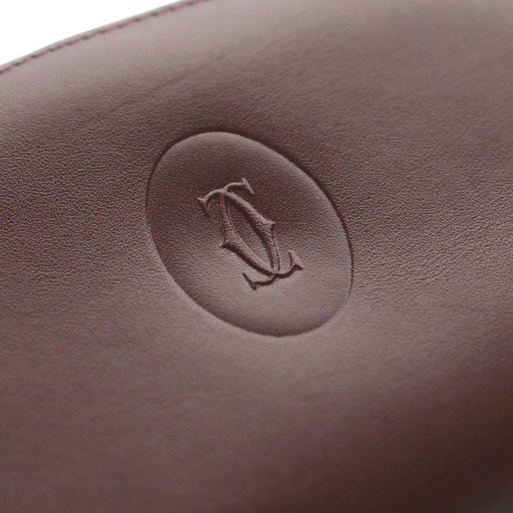 Cartier Must de Cartier Leather Coin Case Bordeaux — view 4