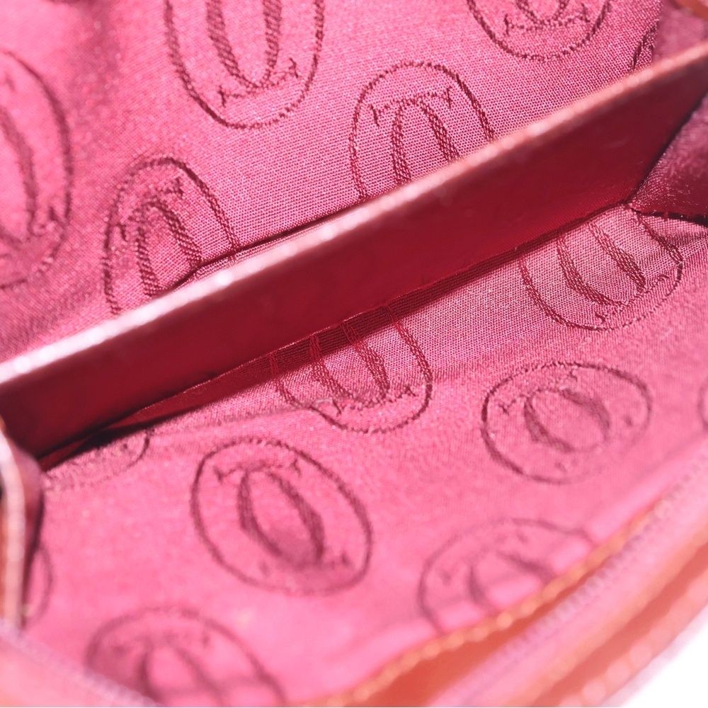 Cartier Must de Cartier Leather Coin Case Bordeaux — view 5