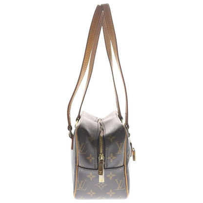 Louis Vuitton Cite MM Monogram Leather Shoulder Bag Gold Brown — view 3