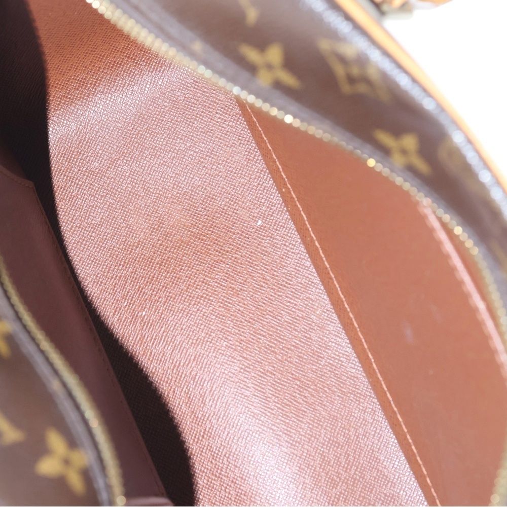 Louis Vuitton Cite MM Monogram Leather Shoulder Bag Gold Brown — view 4