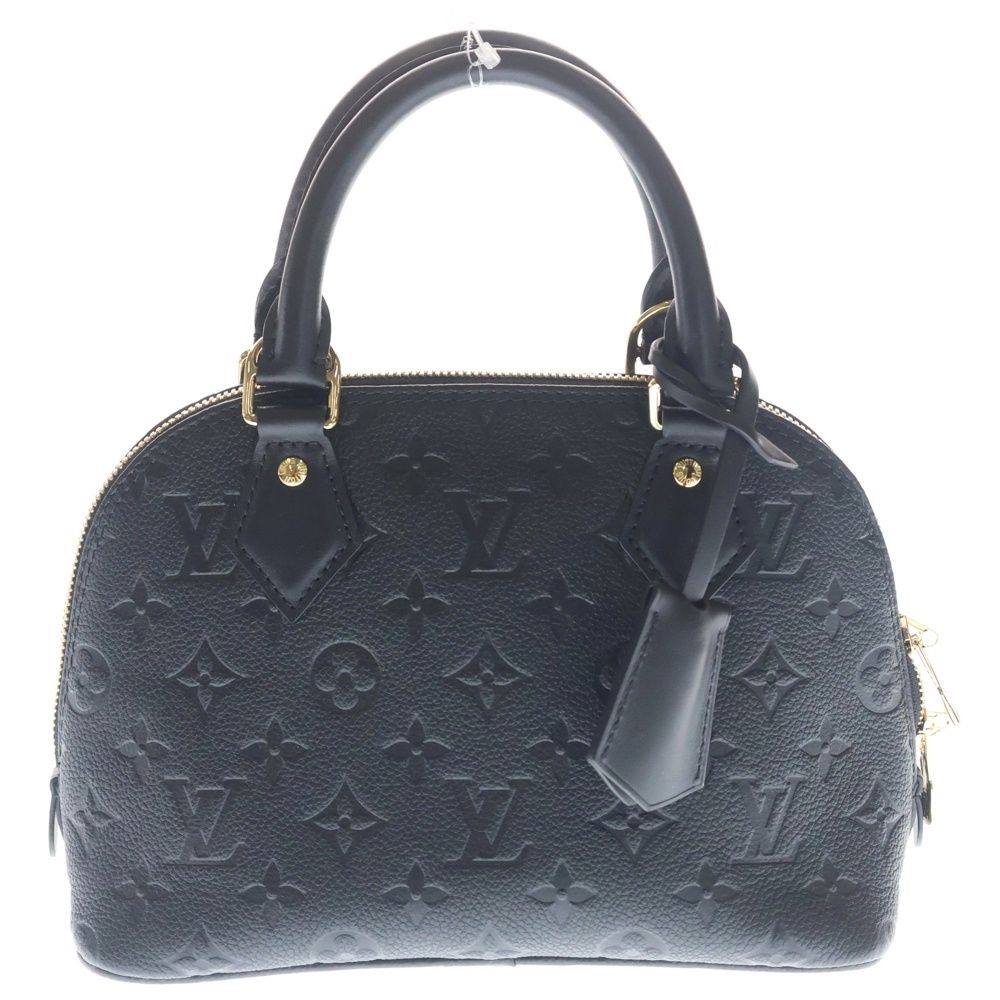 Louis Vuitton Alma BB Monogram Empreinte Leather 2-Way Bag Gold Black