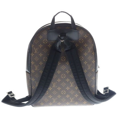Louis Vuitton Josh Monogram Macassar Leather Backpack Silver Brown Black — view 2
