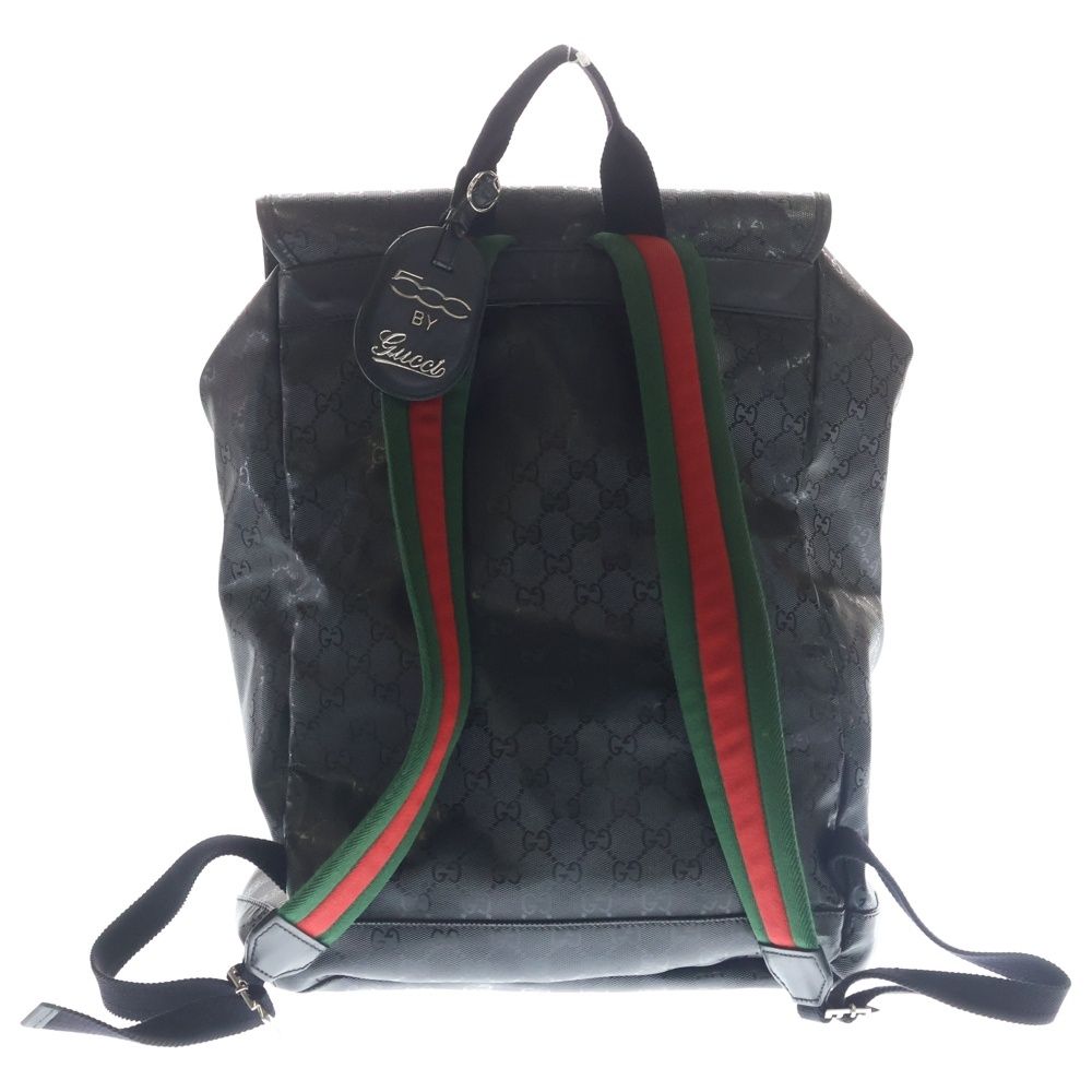 Gucci GG Supreme Allover Pattern Backpack Black — view 2