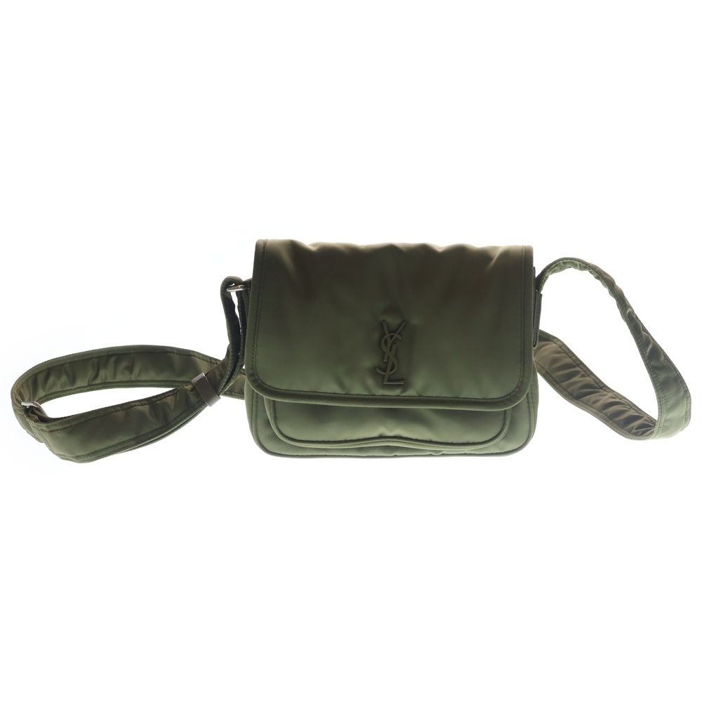 Saint Laurent Paris Niki Small Nylon Messenger Bag Khaki